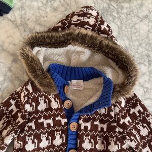 Hannah Anderson Brown Hooded Sweater